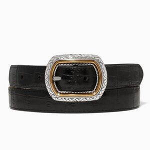 BRIGHTON/"Marcus" Reversible Belt (Black and Brown)